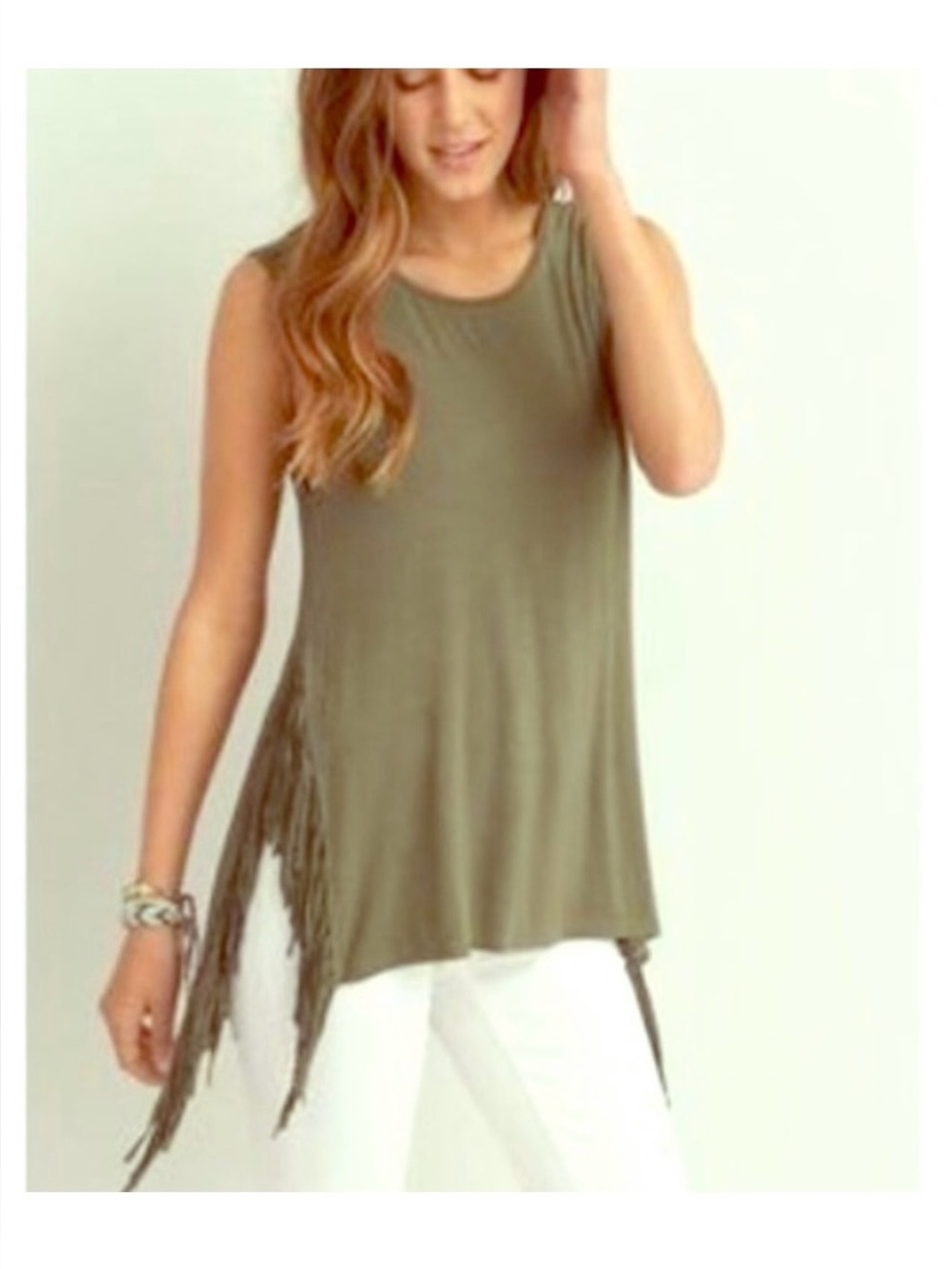 American Eagle “soft and sexy” fringe tank top